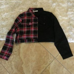Dangerfield plaid  jacket size  20 AU New (fits 16-18 US )